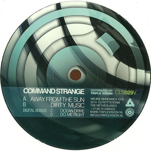 Command Strange - Away From The Sun / Dirty Music | Celsius Recordings (CLS029V) - main