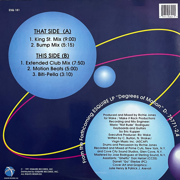 Degrees Of Motion Featuring Biti Strauchn - Do You Want It Right Now | Esquire Records (ESQ 181) - 2 Degrees Of Motion Featuring Biti Strauchn - Do You Want It Right Now | Esquire Records (ESQ 181) - 2