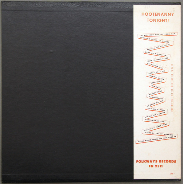 Various - Hootenanny Tonight! | Folkways Records (FN 2511) - 2 Various - Hootenanny Tonight! | Folkways Records (FN 2511) - 2
