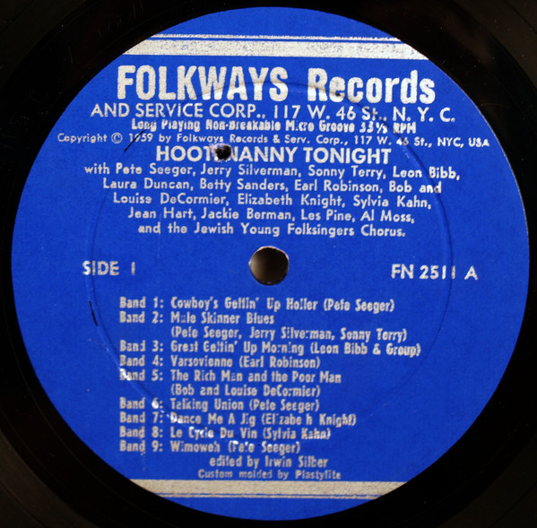 Various - Hootenanny Tonight! | Folkways Records (FN 2511) - 3 Various - Hootenanny Tonight! | Folkways Records (FN 2511) - 3