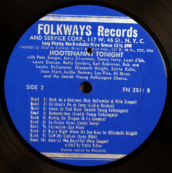 Various - Hootenanny Tonight! | Folkways Records (FN 2511) - 4 Various - Hootenanny Tonight! | Folkways Records (FN 2511) - 4