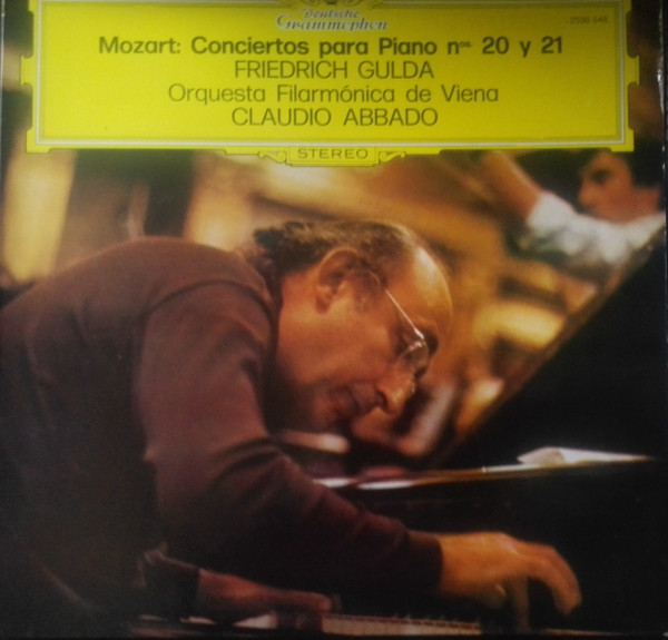 Wolfgang Amadeus Mozart - Friedrich Gulda , Wiener Philharmoniker , Claudio Abbado - Conciertos Para Piano Nos. 20 Y 21 | Deutsche Grammophon (25 30 548)