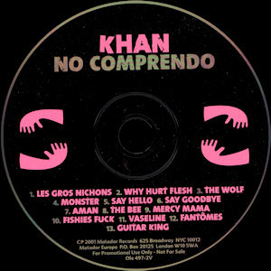 Khan - No Comprendo | Matador (OLE 497-ZV) - 2