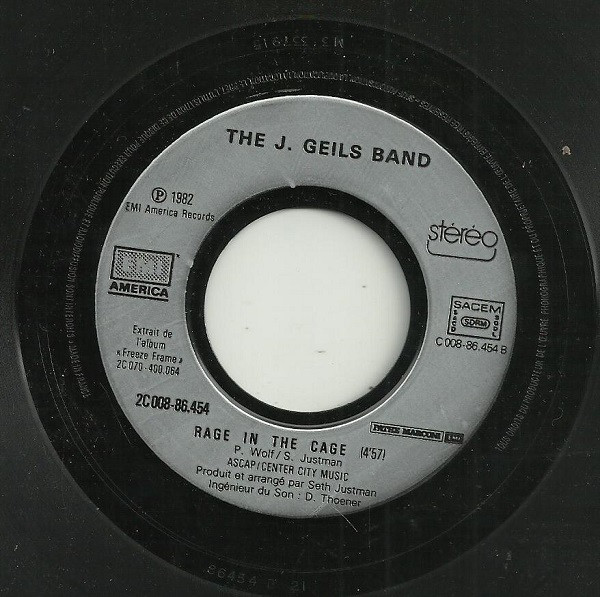 The J. Geils Band - Centerfold | EMI America (2 C 008-86454) - 4