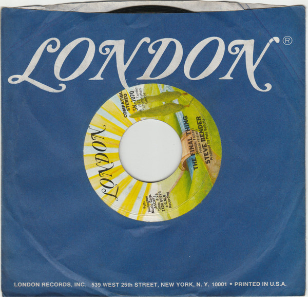 Steve Bender - The Final Thing | London Records (5N-1070) - 4