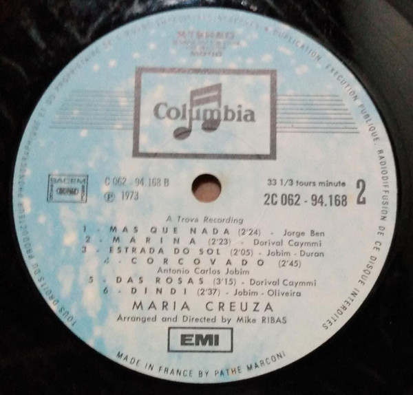 Maria Creuza - Voce Abusou | Columbia (2C 062-94.168) - 4