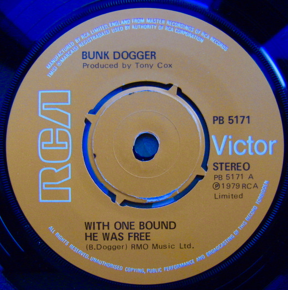 Bunk Dogger - With One Bound He Was Free | RCA (PB 5171) - 3