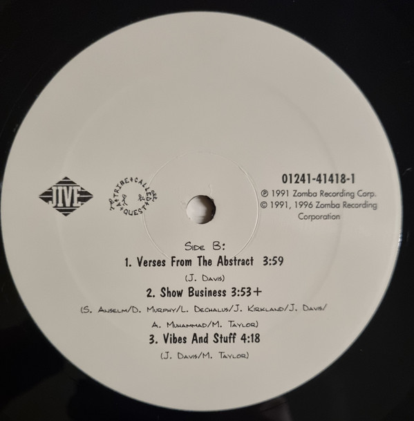 A Tribe Called Quest - The Low End Theory | Jive (01241-41418-1) - 4