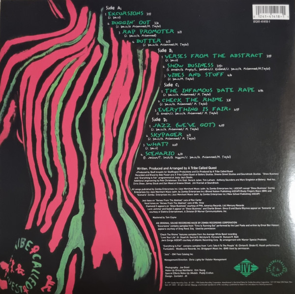 A Tribe Called Quest - The Low End Theory | Jive (01241-41418-1) - 2