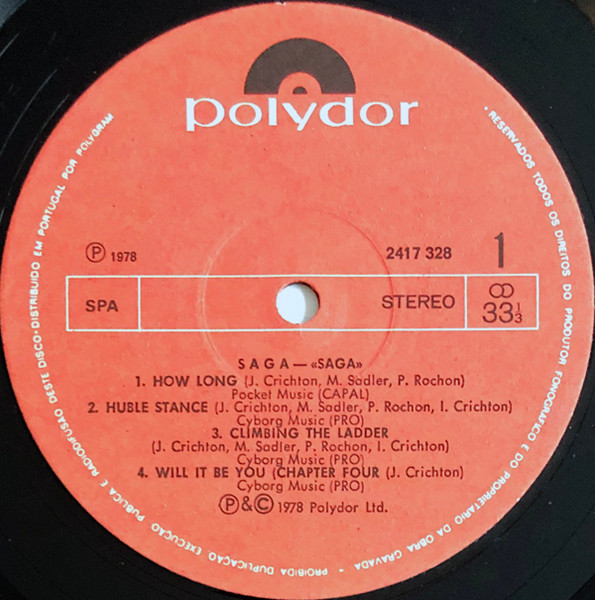 Saga - Saga | Polydor (2417 328) - 3