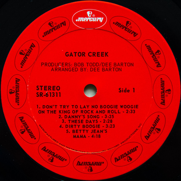Gator Creek - Gator Creek | Mercury (SR-61311) - 3 Gator Creek - Gator Creek | Mercury (SR-61311) - 3