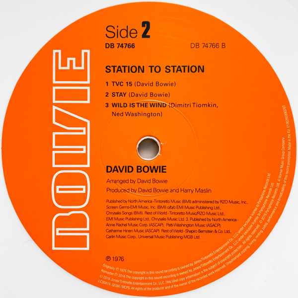 David Bowie - Station To Station | Parlophone (0190295990282) - 4 David Bowie - Station To Station | Parlophone (0190295990282) - 4