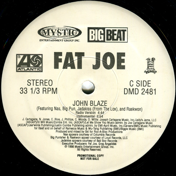 Fat Joe Featuring Puff Daddy , Nas , Big Punisher , Jadakiss , Raekwon - Don Cartagena / John Blaze | Atlantic (DMD 2481) - 4