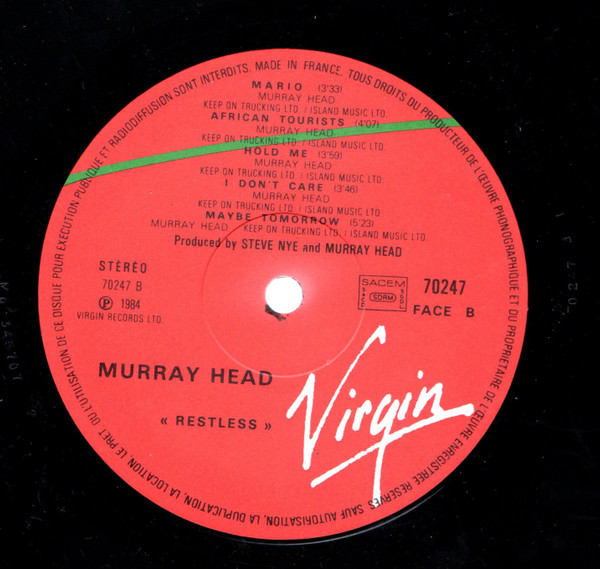 Murray Head - Restless | Virgin (70247) - 4