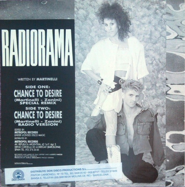 Radiorama - Chance To Desire (Remix) | Metropol Records (MRP-107-MX) - 2