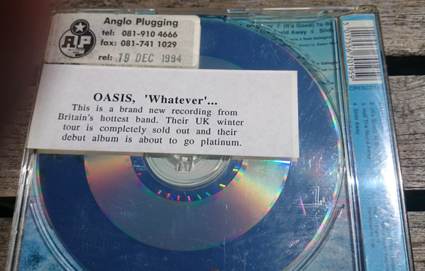 Oasis - Whatever | Creation Records (CRESCD 195P) - 3 Oasis - Whatever | Creation Records (CRESCD 195P) - 3