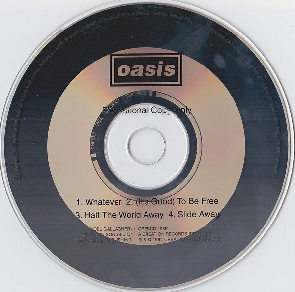 Oasis - Whatever | Creation Records (CRESCD 195P) - 2 Oasis - Whatever | Creation Records (CRESCD 195P) - 2