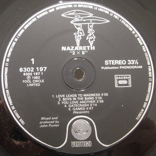 Nazareth - 2XS | Vertigo (6302 197) - 3 Nazareth - 2XS | Vertigo (6302 197) - 3