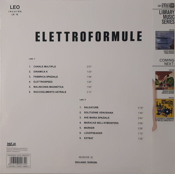 Giuliano Sorgini - Elettroformule | btf.it (VMLP 227) - 2 Giuliano Sorgini - Elettroformule | btf.it (VMLP 227) - 2