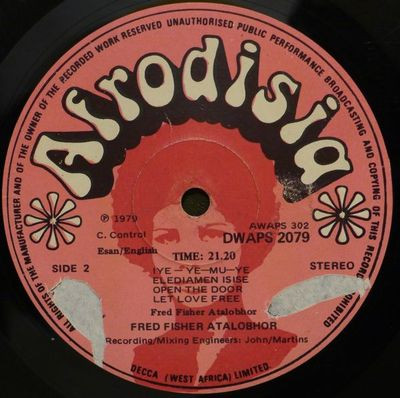 Fred Fisher Atalobhor - Say The Truth | Afrodisia (DWAPS 2079) - 3