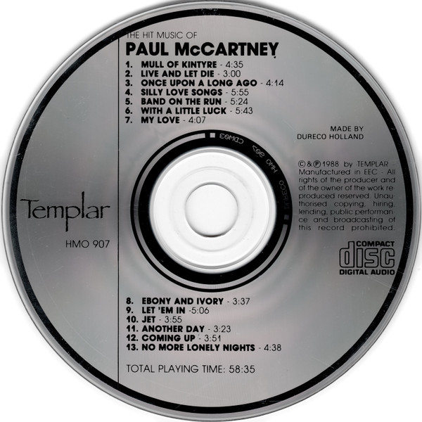 J. Luce - The Hit Music Of Paul McCartney | Templar (HMO 907 - F) - 3