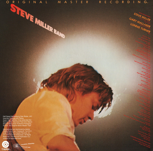 Steve Miller Band - Fly Like An Eagle | Mobile Fidelity Sound Lab (MFSL 1-021) - 2 Steve Miller Band - Fly Like An Eagle | Mobile Fidelity Sound Lab (MFSL 1-021) - 2