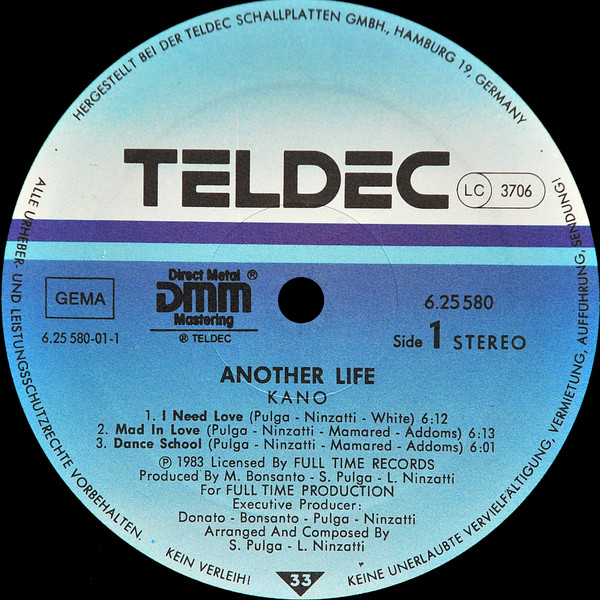 Kano - Another Life | TELDEC (6.25580) - 3