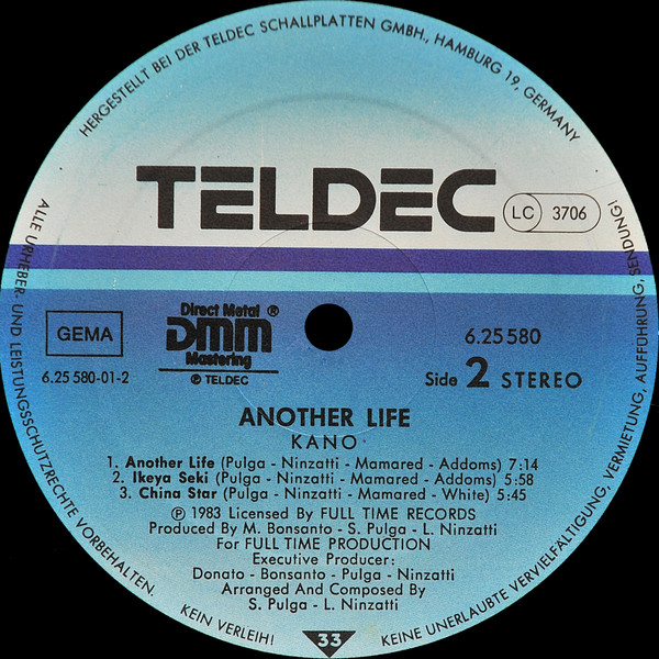 Kano - Another Life | TELDEC (6.25580) - 4