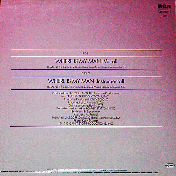 Eartha Kitt - Where Is My Man | RCA Victor (PC 69081) - 2 Eartha Kitt - Where Is My Man | RCA Victor (PC 69081) - 2