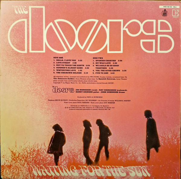 The Doors - Waiting For The Sun | Elektra (HKS 541-50) - 2