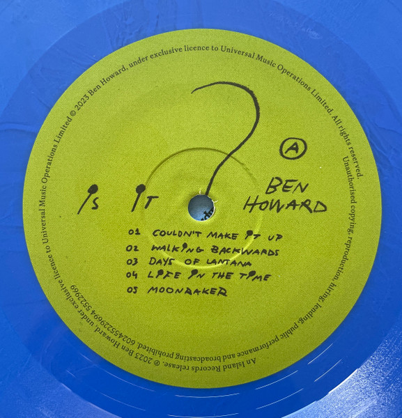 Ben Howard - Is It? | Island Records (5522969) - 4