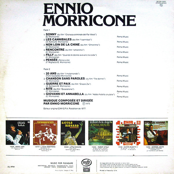 Ennio Morricone - Sonny | Music For Pleasure (2M 026-13330) - 2 Ennio Morricone - Sonny | Music For Pleasure (2M 026-13330) - 2