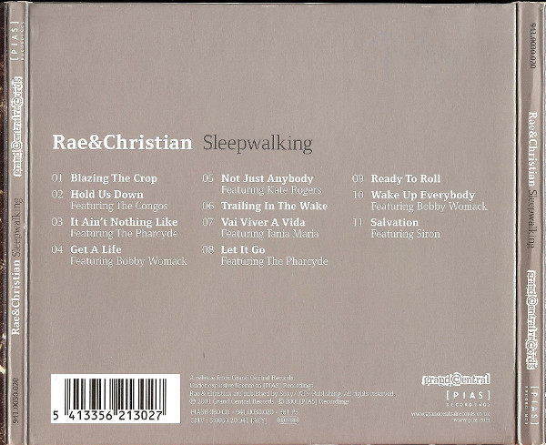 Rae & Christian - Sleepwalking | [PIAS] Recordings (PIASB 030 CD) - 2