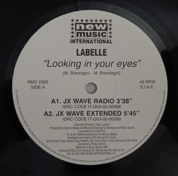 Labelle - Looking In Your Eyes | New Music International (NMX 2360) - 3