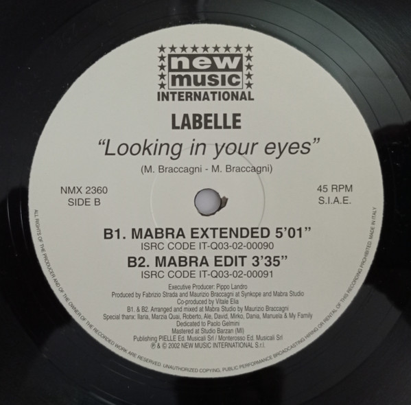 Labelle - Looking In Your Eyes | New Music International (NMX 2360) - 4