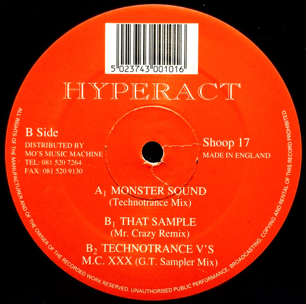 Hyperact - Monster Sound | Shoop! (Shoop 17) - 2