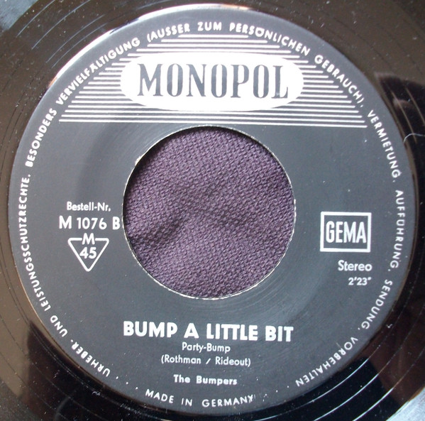 The Bumpers - Camel Bump / Bump A Little Bit | Monopol Records (M 1076) - 2