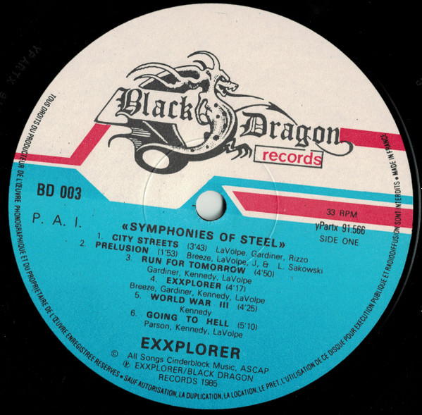 Exxplorer - Symphonies Of Steel | Black Dragon Records (BD 003) - 3 Exxplorer - Symphonies Of Steel | Black Dragon Records (BD 003) - 3