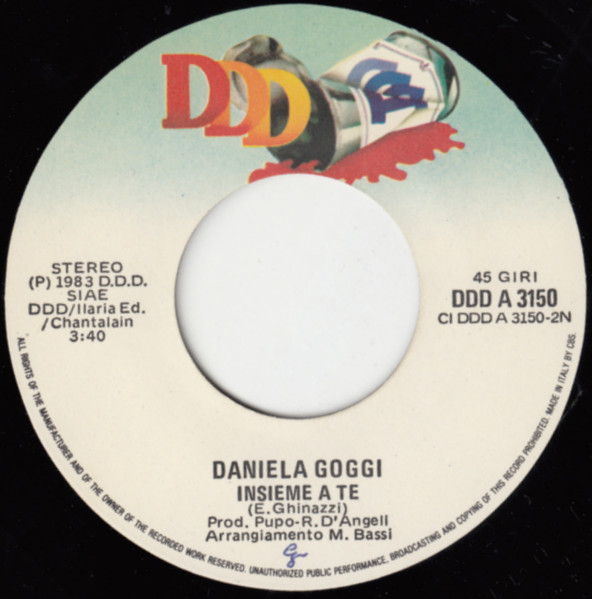 Daniela Goggi - Dammi Tanto Amore | DDD (DDD A 3150) - 4