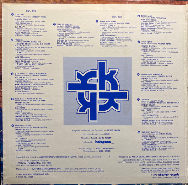 Kalapana - Kalapana II | Abattoir Records (KALA-0002) - 2