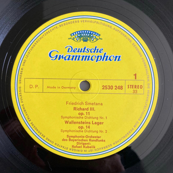 Bedřich Smetana - Symphonie-Orchester Des Bayerischen Rundfunks , Rafael Kubelik - 4 Symphonische Dichtungen | Deutsche Grammophon (2530 248) - 3 Bedřich Smetana - Symphonie-Orchester Des Bayerischen Rundfunks , Rafael Kubelik - 4 Symphonische Dichtungen | Deutsche Grammophon (2530 248) - 3