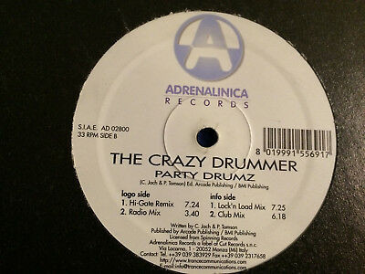 The Crazy Drummer - Party Drumz | Adrenalinica Records (AD02800)