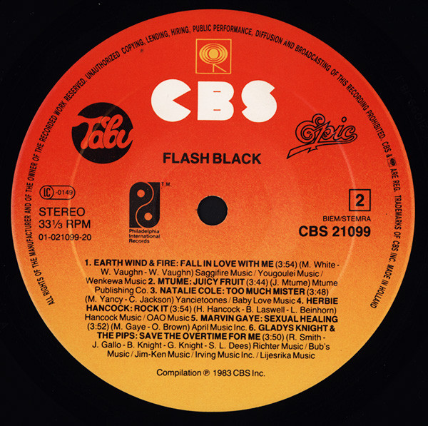 Various - Flash Black | CBS (CBS 21099) - 4