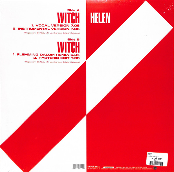 Helen - Witch | ZYX Music (MAXI 1041-12) - 2