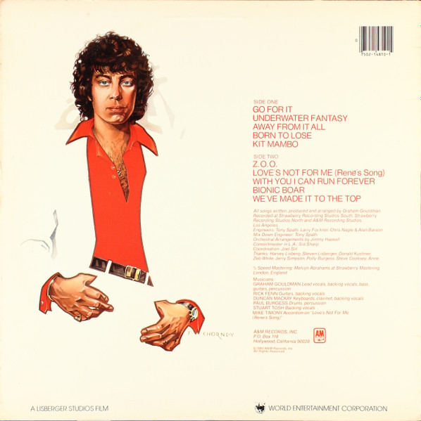 Graham Gouldman - Animalympics (Music From The Original Motion Picture Soundtrack) | A&M Records (SP-4810) - 2