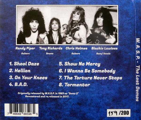 W.A.S.P. - The Lost Demos | Not On Label (W.A.S.P.) (none) - main