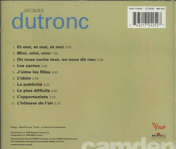 Jacques Dutronc - Jacques Dutronc | Vogue (74321724252) - 4