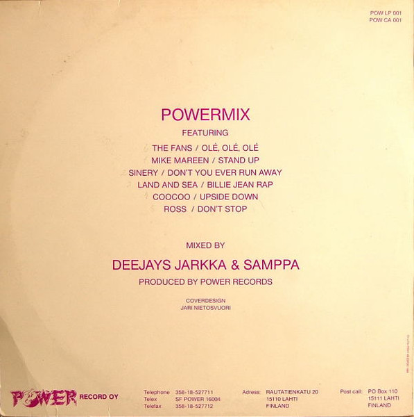 Various - Powermix | Power (POW LP 001) - 2
