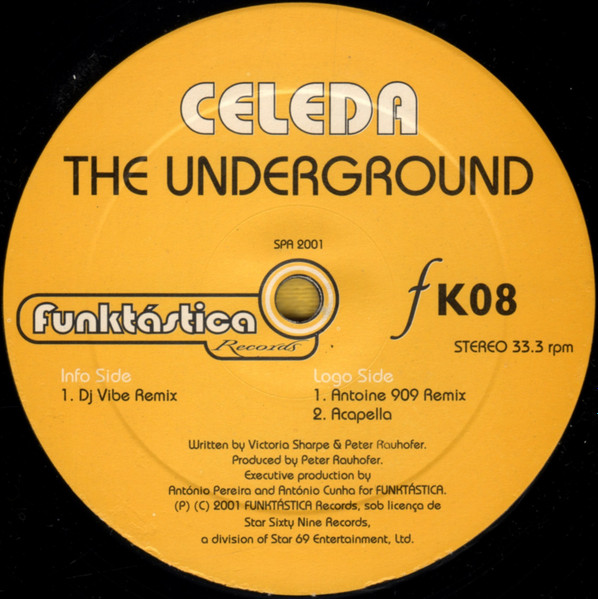 Celeda - The Underground | Funktástica Records (FK08) - 3