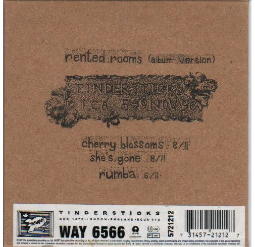 Tindersticks - Rented Rooms | This Way Up (WAY 6566) - 2
